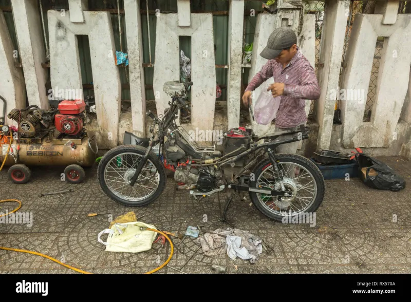 Grease, Gears, and Ghost Stories: The Motorbike Shops Where Saigon's Real History Lives